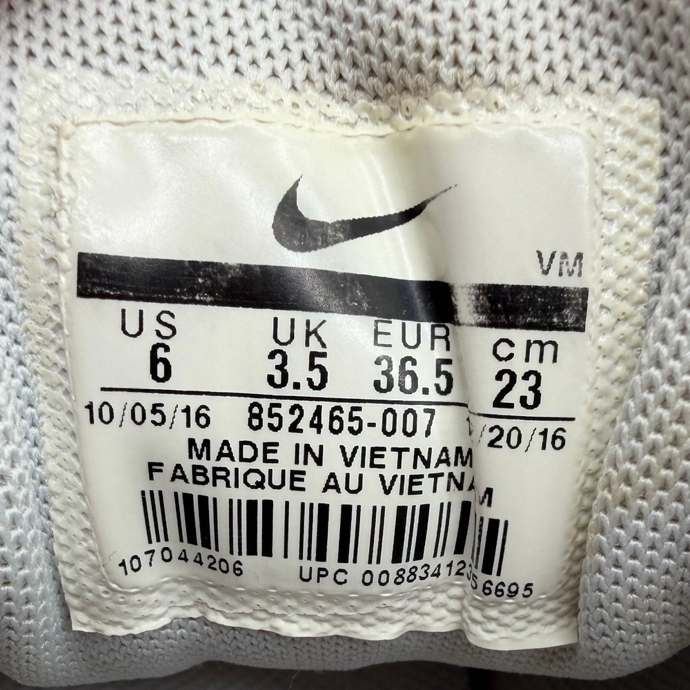Nike Air Max Sequent 2 Women's Size 6 Sneaker Shoe Wolf Grey White 0395 - Picture 7 of 8